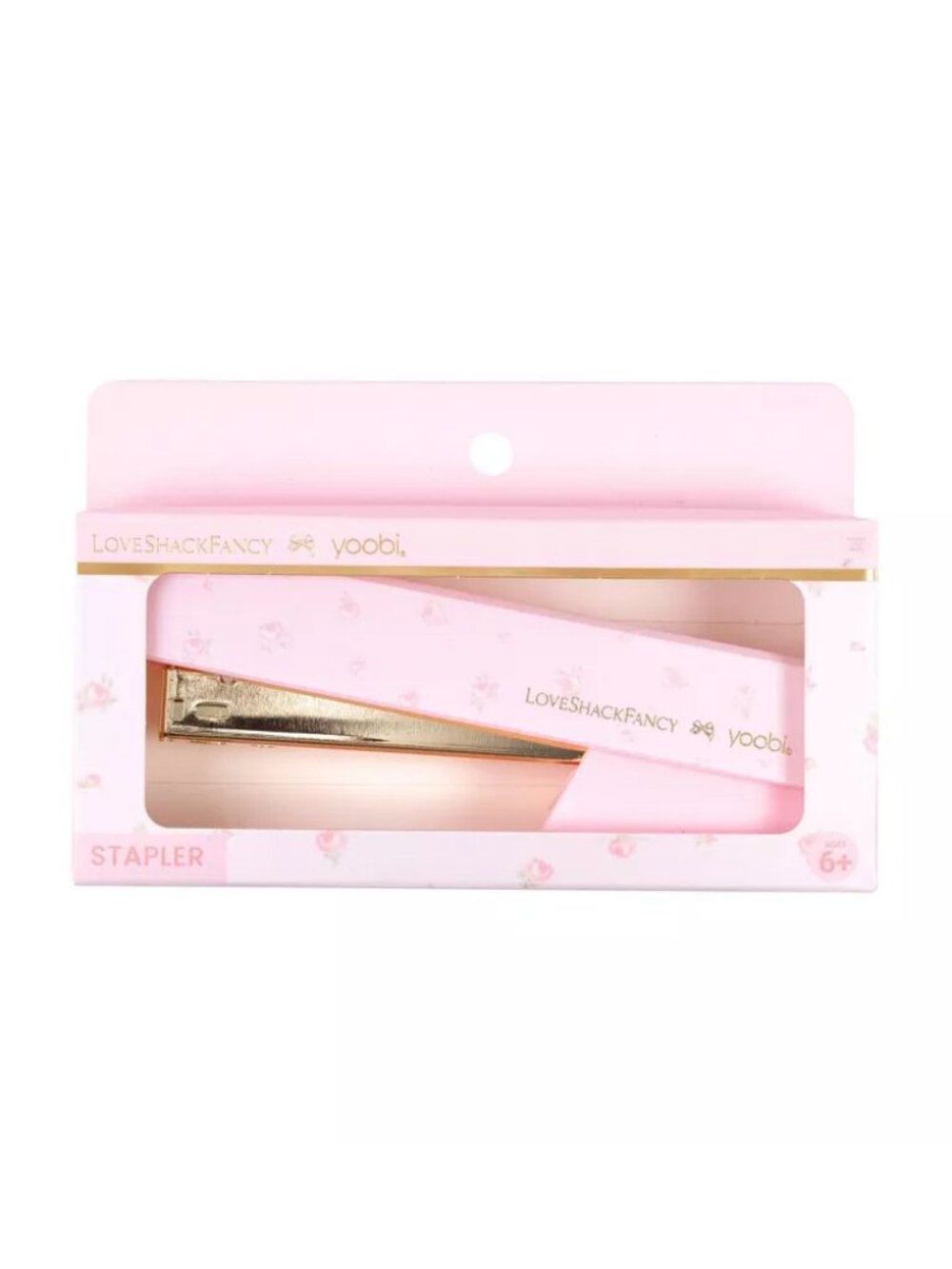 LoveShackFancy x Target - Yoobi Blooming Heirloom Stapler Strawberry Macaroon